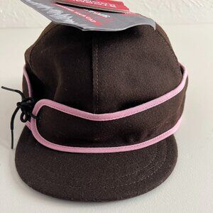 NWT | Stormy Kromer Sidekick Cap Chocolate Brown / Pink | Size 7 1/4"